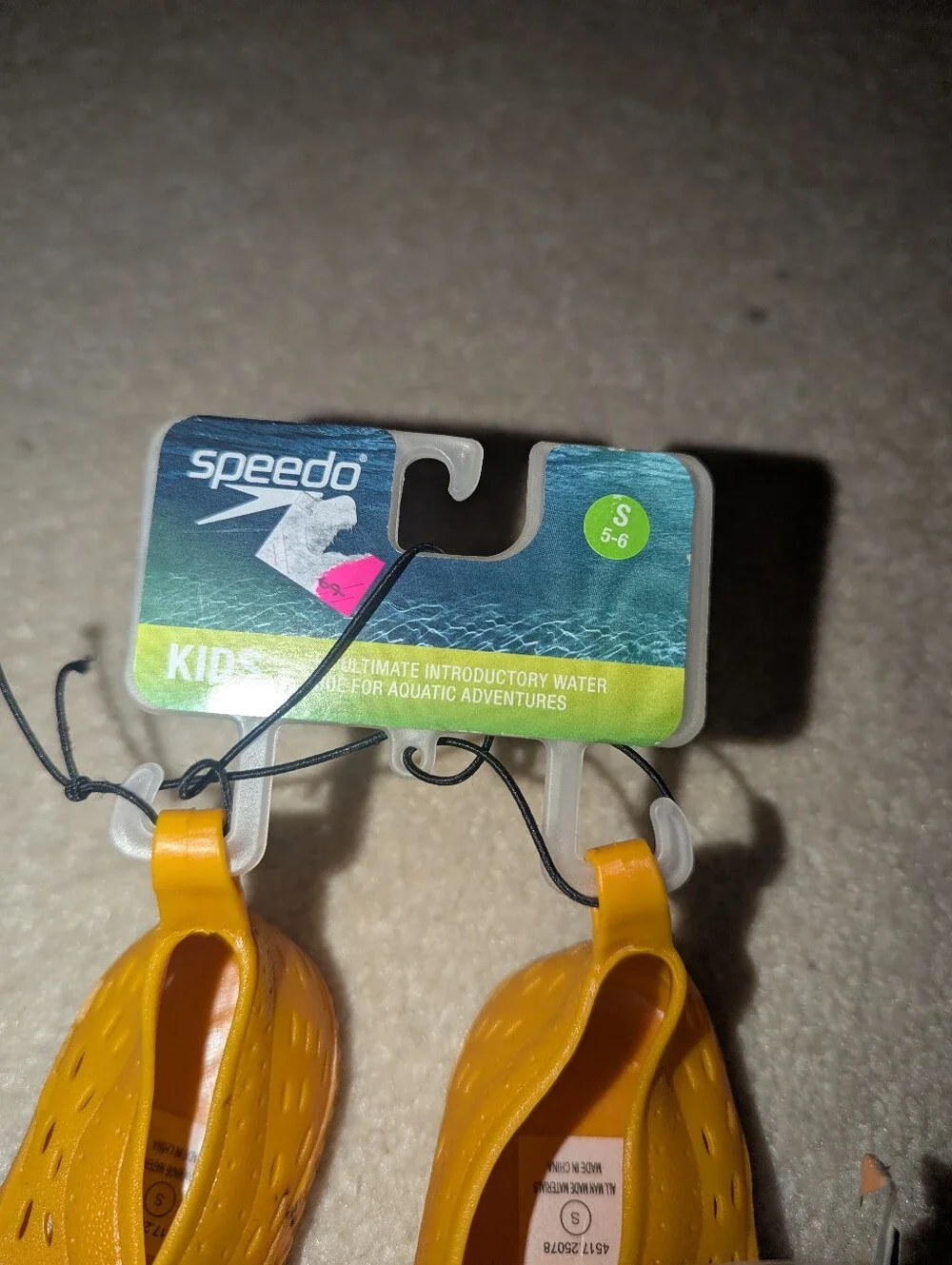 Nwt Kids Speedo Jelly Shoes Sz S 5-6 Boys